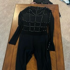 Weismann Medium adult leotard. Customized